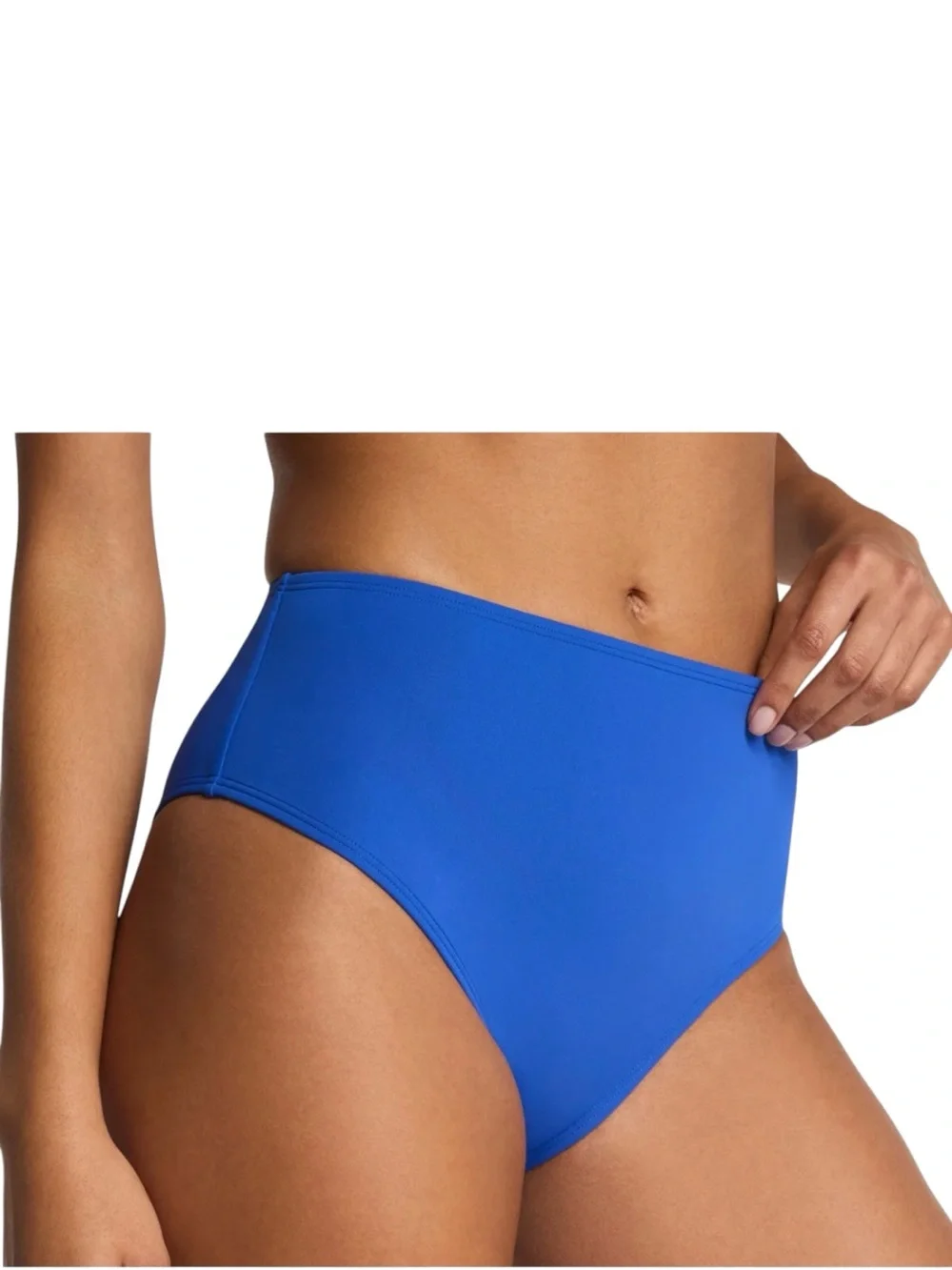 SPANX (NWOT) High-Waist Swim Bottoms in Bright Blue Size 14